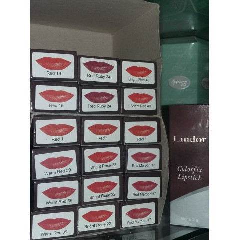 lipstick lindor clourfix lip matte original colouring