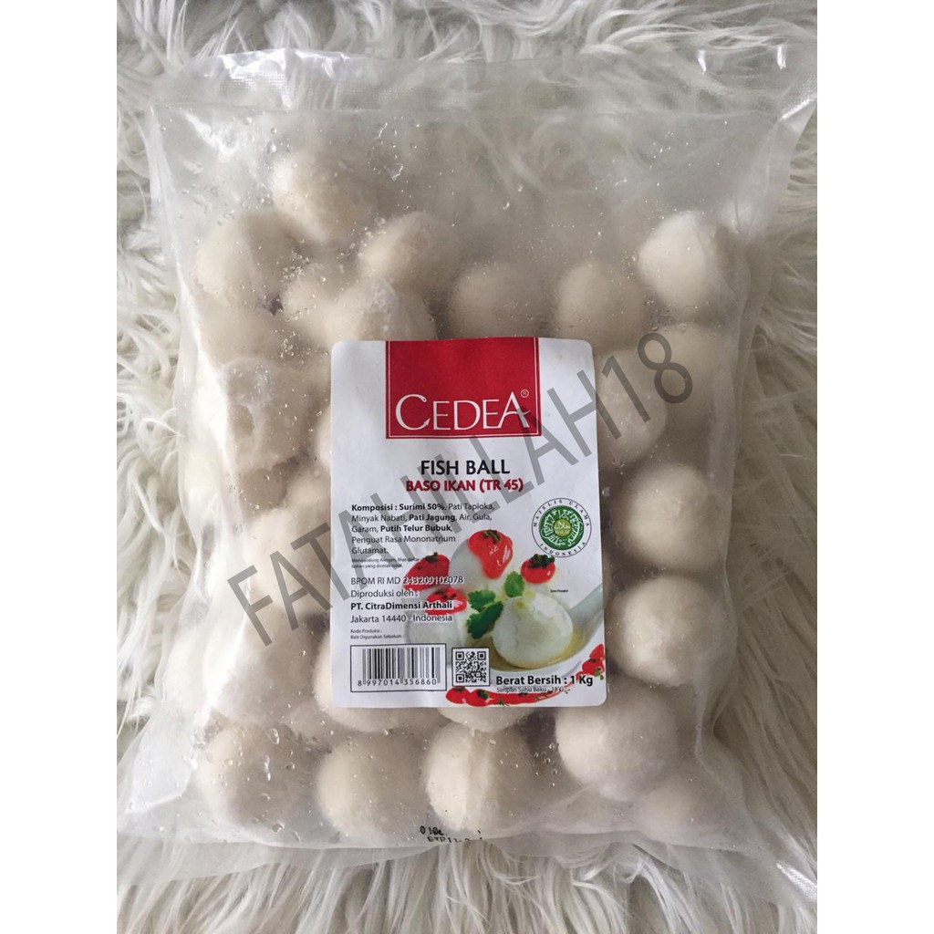 

CEDEA FISH BALL (BAKSO IKAN) 1KG