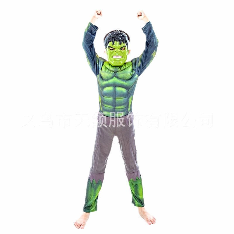 Kostum Hulk Muscle Superhero Costume Halloween cosplay Incredible Hulk