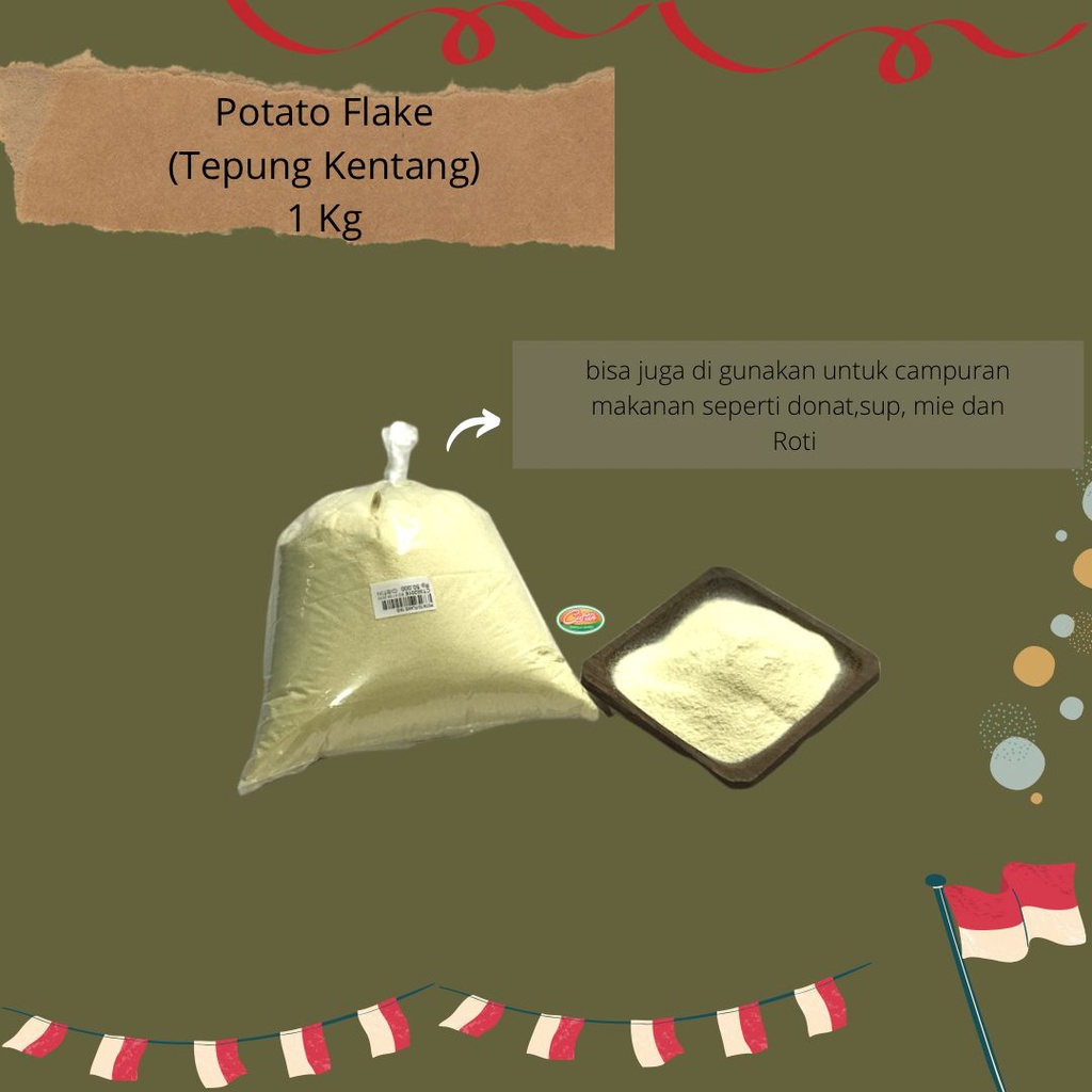 

POTATO FLAKE/ TEPUNG KENTANG 1KG