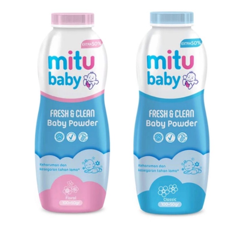 (150g/300g) mitu baby powder