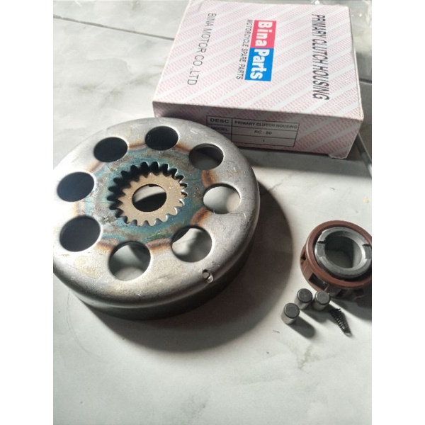 MANGKOK OTOMATIS KOPLING RUMAH KOPLING OTOMATIS GANDA +CAGE BENTENGAN MIMIS KOPLING SUZUKI RC80/RC