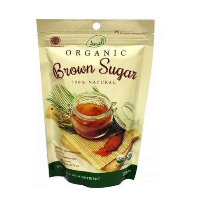 

gula merah brown sugar organic ansell 150