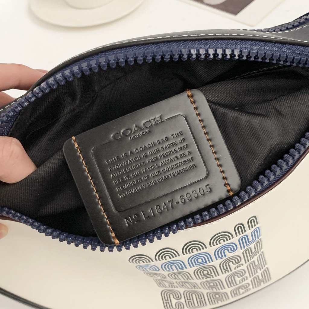 [Instant/Same Day] 69305 men's pockets Inclined shoulder bag Chest package   yaobao