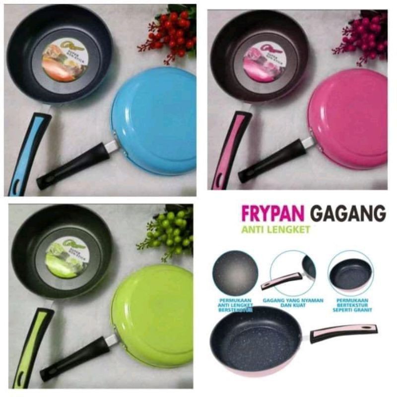 FRYPAN TEFLON CALYPSO / wajan Calypso Penggorengan Anti Lengket Tanpa Minyak 20cm