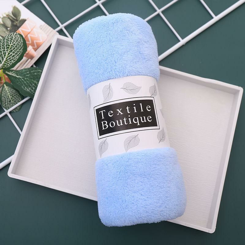 HANDUK MUKA LEMBUT POLOS BAYI DEWASA UK 35X75 BAHAN MICROFIBER QUICK DRY TOWEL