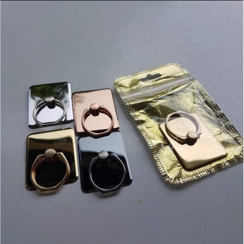 iring stand handphone / ring hp lem sangat kuat polos i ring