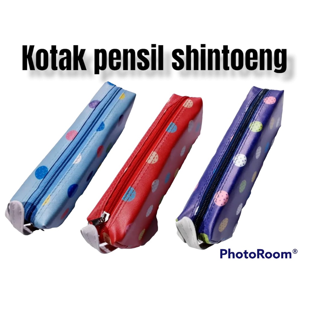 

ROYALSTATIONERY - KOTAK PENSIL / TEMPAT PENSIL / PENCIL CASE MOTIF POLKADOT