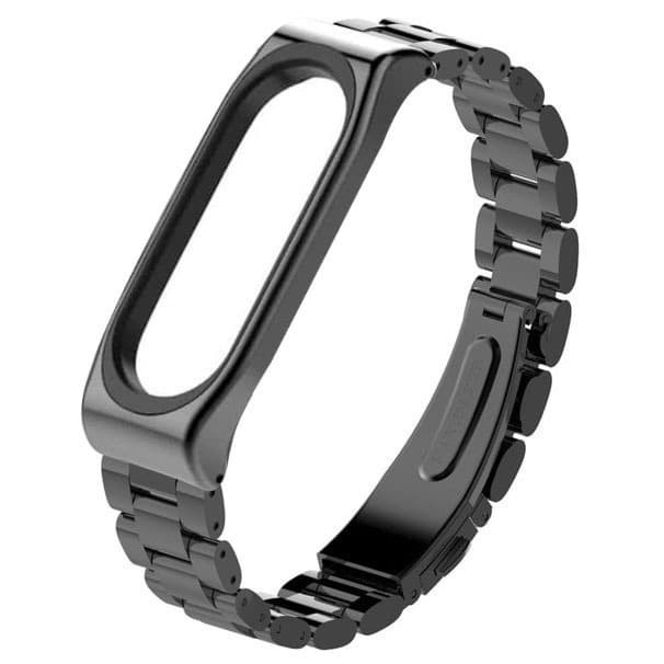 Mijobs 3 Point Strap Watchband Stainless for Xiaomi Mi Band 3