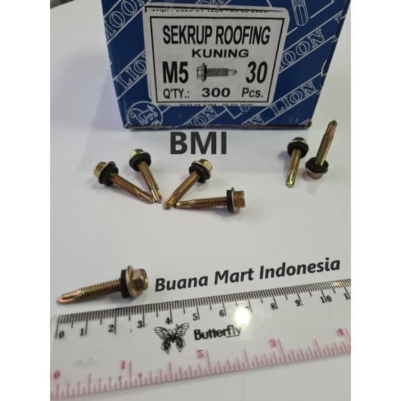 Skrup Roofing LION 30mm | SKRUP | Baut Roofing Lion 3CM | Sekerup