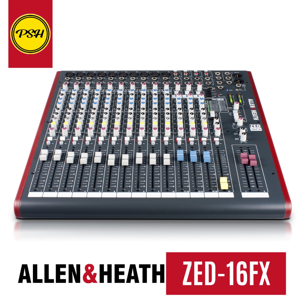 PROMO HARGA MURAH    PROMO HARGA MURAH  Allen & Heath ZED-16FX ZED16FX Mixer 10 Channel USB Audio