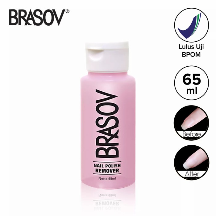 Penghapus Kutek Brasov Pembersih Kutek Brasov Nail Polish Remover