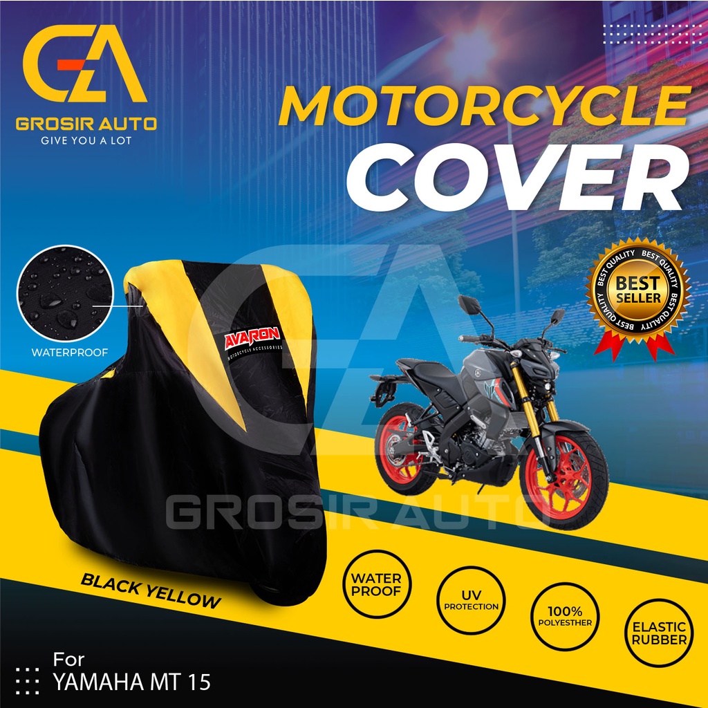 Sarung Motor AVARON MT 15 Penutup Pelindung Body Cover Motor Warna Anti Air Merk Avaron