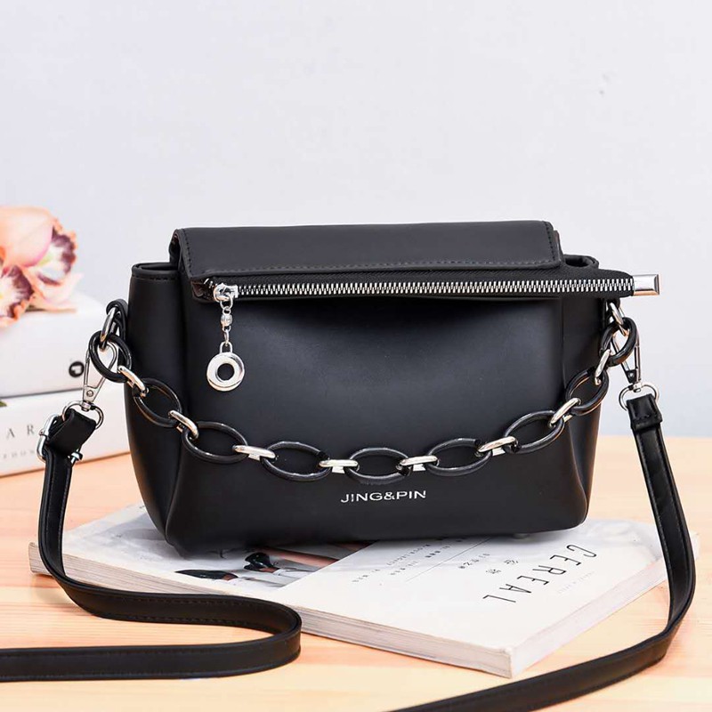 JK 674  1KG MUAT 2PCS TAS SELEMPANG FASHION SLINGBAG IMPORT U3873 E6146 Y930 T276