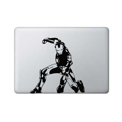 Sticker Laptop Apple Mac Book 13' Decal - Iron Man 001