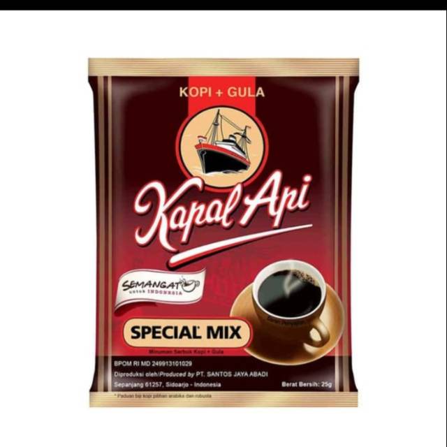 

Kapal api special mix 25gr 1Pcs