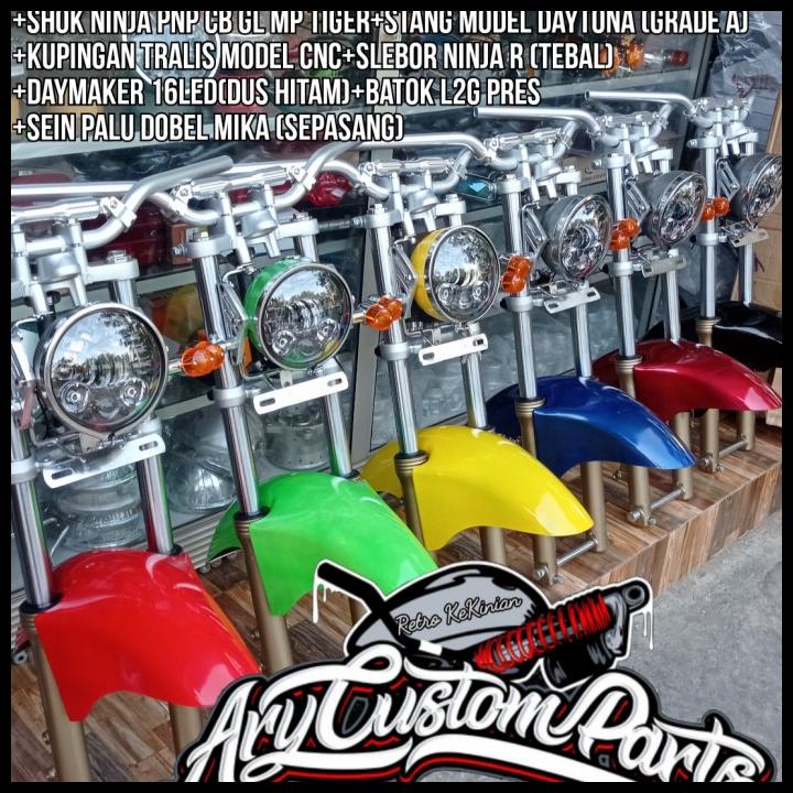 Shok Shock Ninja Pnp Cb Gl Mp Tiger Win Daymaker 16 Led Batok Dll