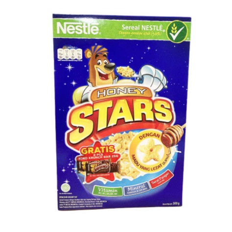 HONEY STARS Cereal Box 300g Sereal Nestle