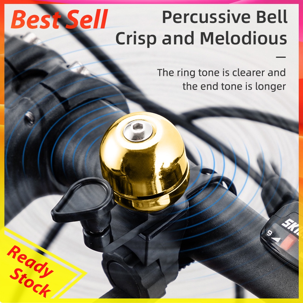 Portable Mountain Bicycle Scooter Retro Bell Ring Road Bike Handlebar Horn