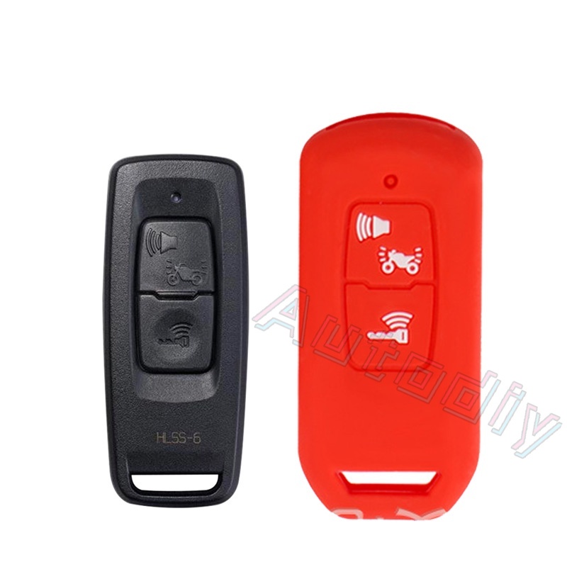 Casing Kunci Mobil Honda New Pcx160 2021 2 Tombol Bahan Silikon Case Kunci Remote Motor HONDA VARIO PCX 150 Klik GC 150 V2 PCX-160 PCX160 PCX 160 Bahan Silikon