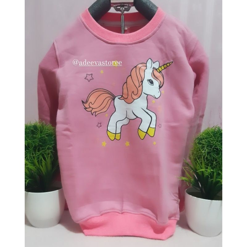 SWEATER ANAK | SWEATER MOTIF UNICORN