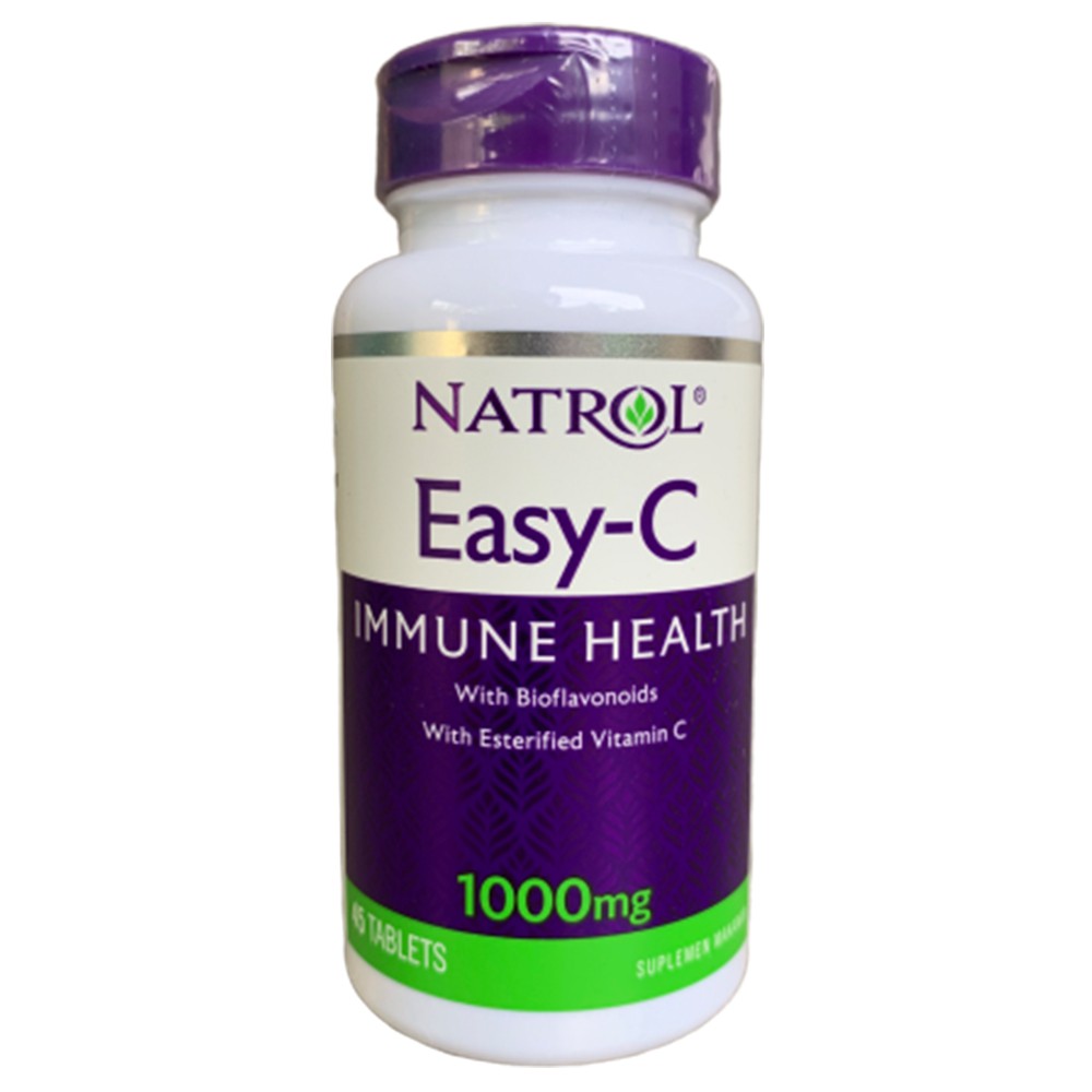 NATROL EASY C IMMUNE HEALTH VITAMIN VIT C 1000MG 1000 MG ANTIOKSIDAN DAYA TAHAN TUBUH FLU 45 TABLET