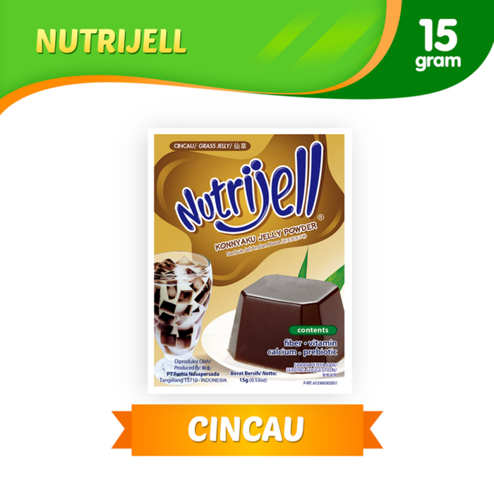 15gr tepung serbuk agar jelly NUTRIJELL nutrijell CINCAU / CINCAU