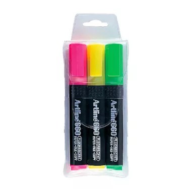 

Spidol Highlighter Artline EK-660 @3pcs Original