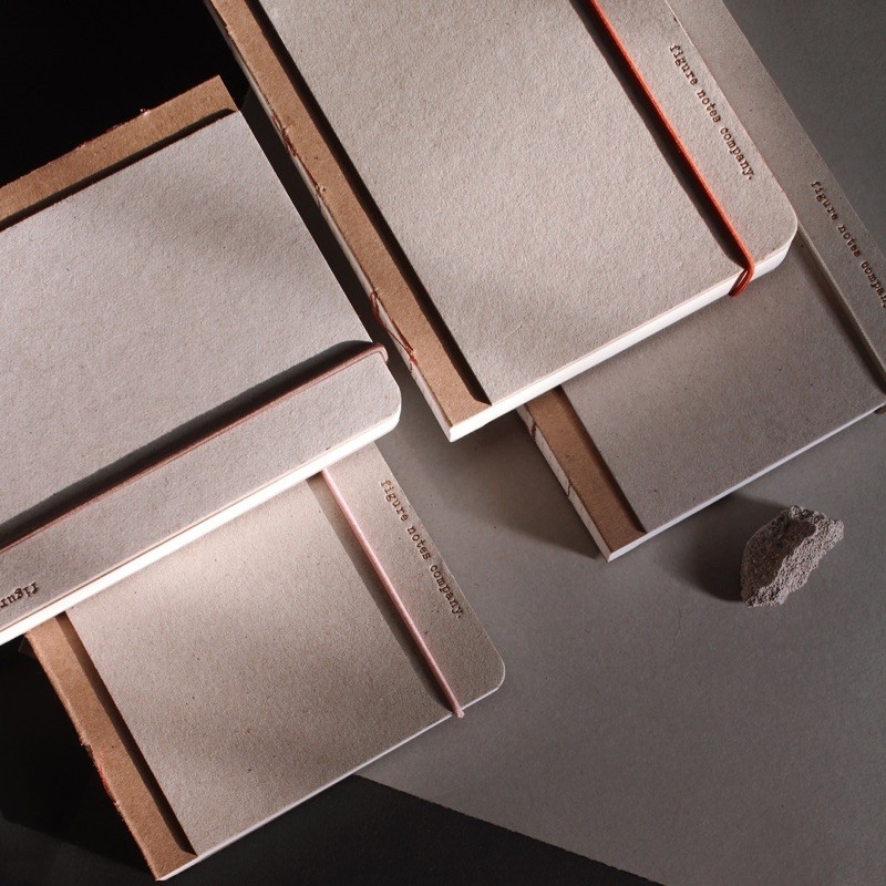 Figure Notes Rubble Book - Recycled Notebook - A5 Trim