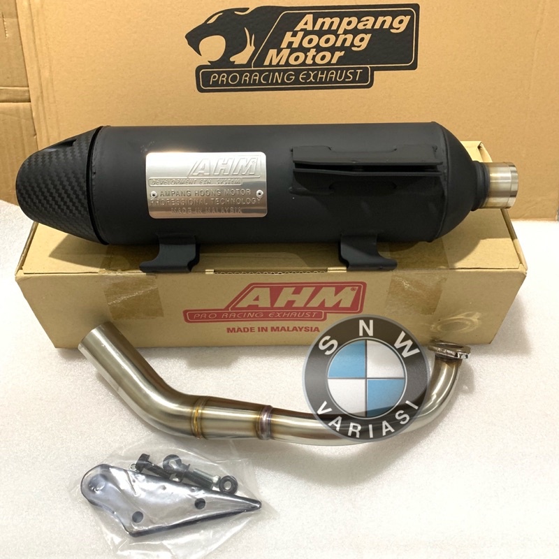 Knalpot Ahm Mio Sporty Mio Soul Karbu Mio Smile Senyum Fino Carbu Tsukigi AHM Original Malaysia