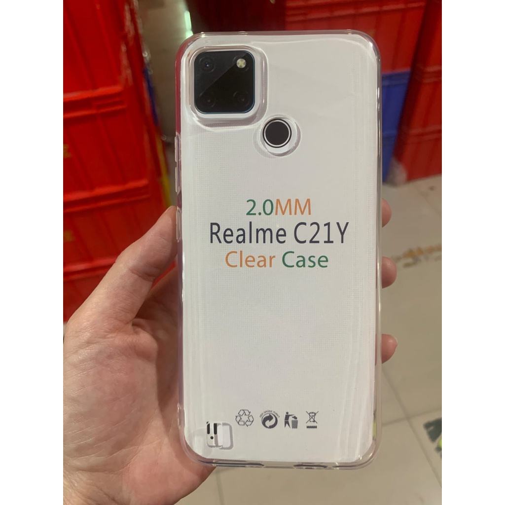 CLEAR CASE ULTRA HD 2MM UNIVERSAL ORIGINAL REALME C21Y C21 C20 C2 REALME C12 REALME 8 REALME 5 REALME 7 / 7PRO / 7I / 7