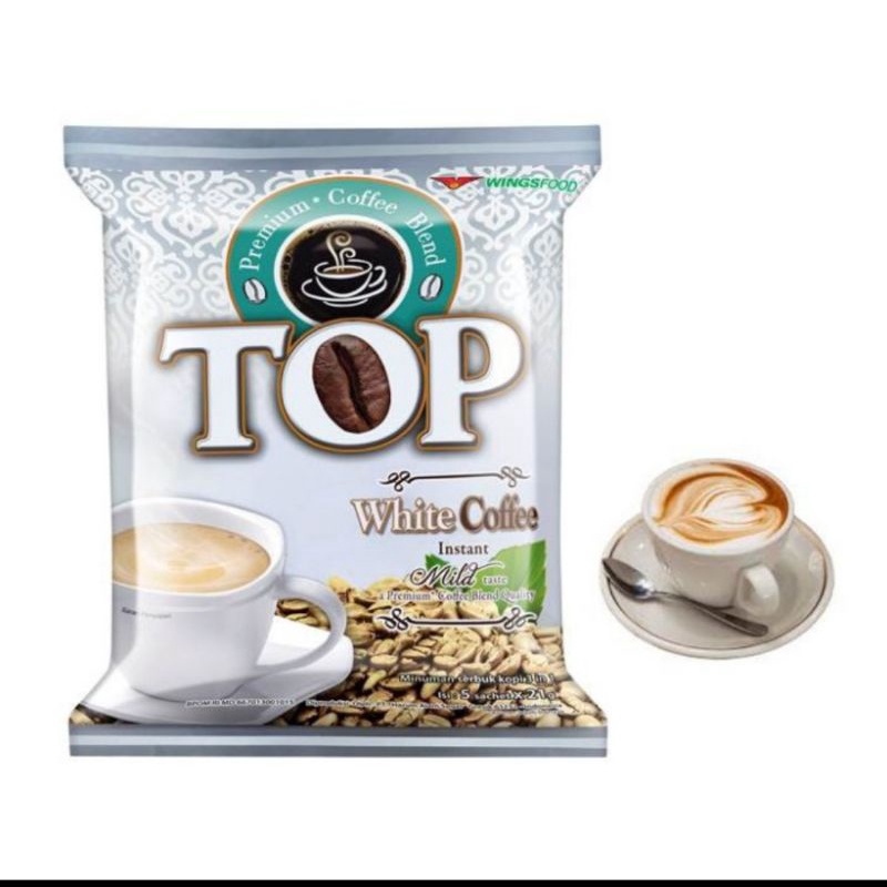 kopi top white coffee 10+2 sachet