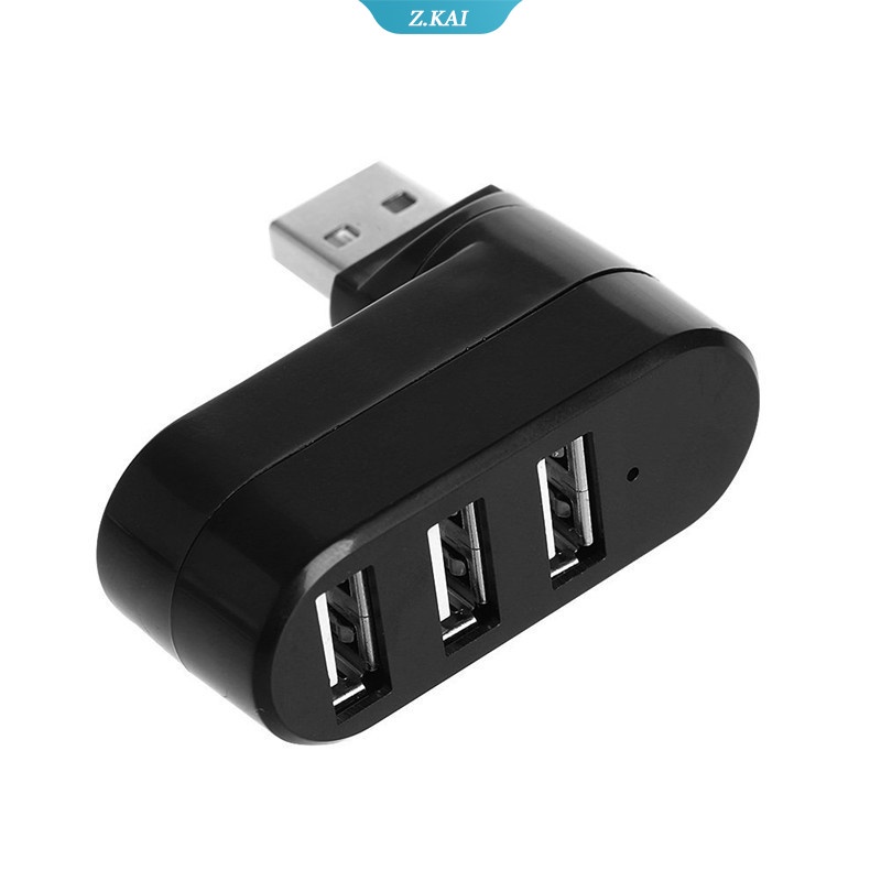 Hub 3 Port USB 2.0 Universal Mini Bisa Diputar Untuk Laptop