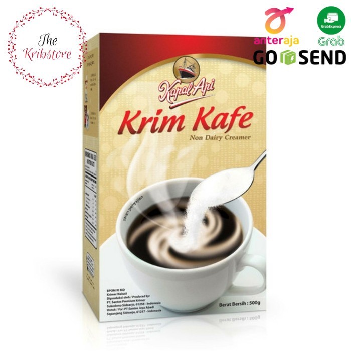 

KAPAL API Krim Kafe Non Dairy Creamer Krimer Box 500 gr