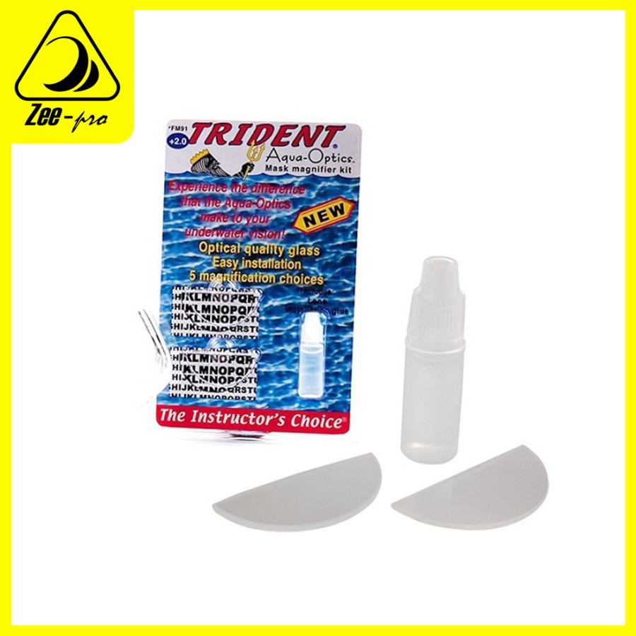 Universal Lens Optical Lensa Plus Scuba Diving Mask Trident Aqua Optic