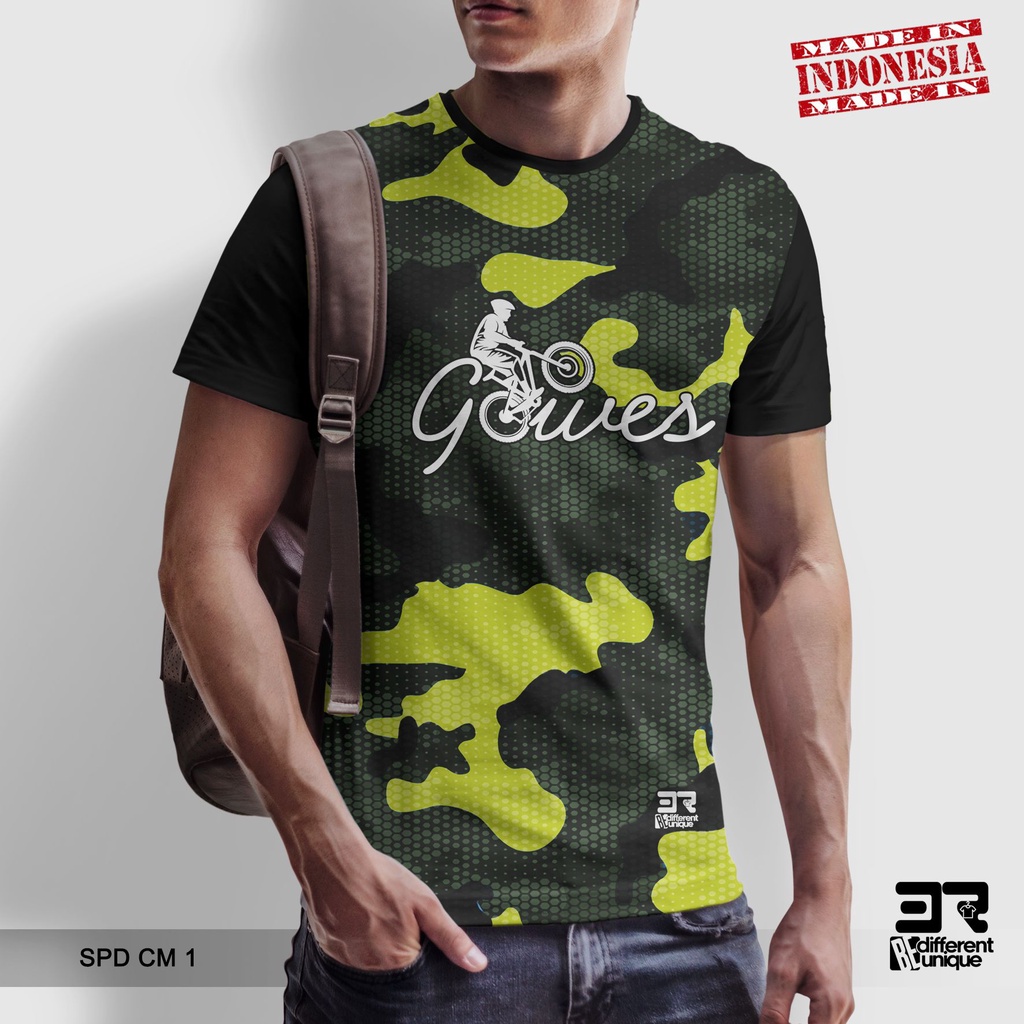 [ COD ] KAOS PRINTING GAMBAR OLAHRAGA SEPEDA GOES SPD CM 1 - BAJU DISTRO ORIGINAL MOTIF UNIK ATASAN 