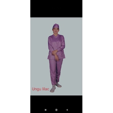 scrub/baju OK/OKA lilac