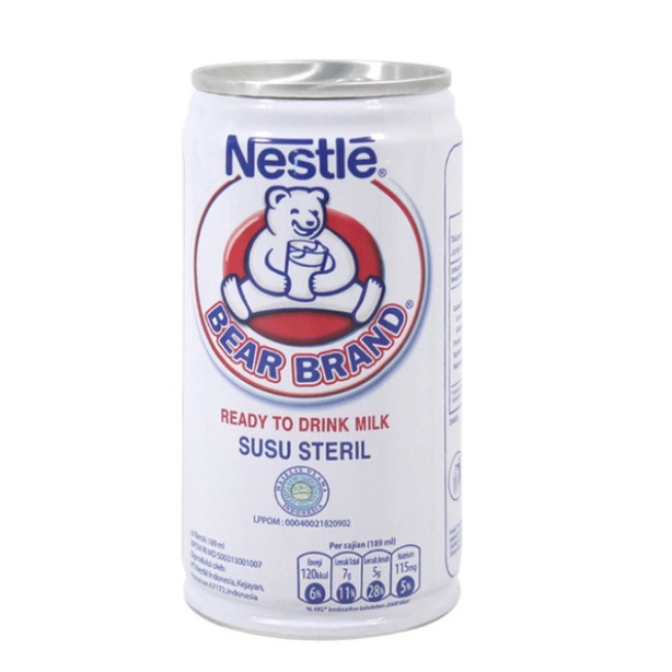 

Susu Steril Beruang BEAR BRAND Kaleng - 189ml