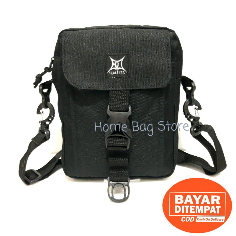 Tas Selempang Skaliber 02 Travel Pouch Tas Pria Sling Bag Tas HP Tas Murah