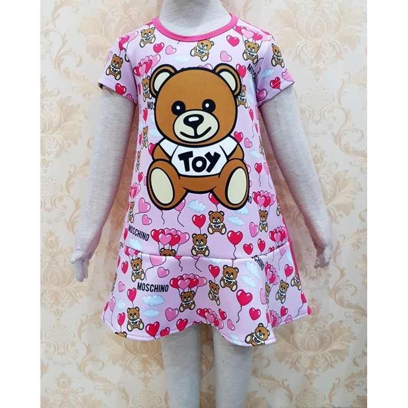 Baby G Collection GFD2571 Dress Scuba Bear Moschino
