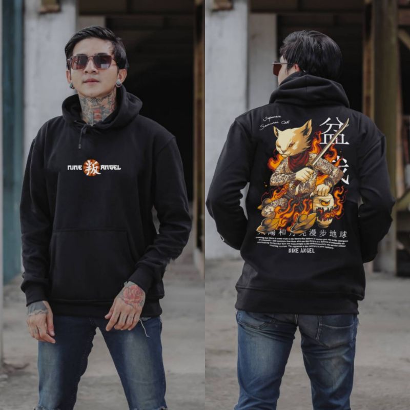 Sweater Hoodie jepang Sunmori Hudi Naga Original Asli