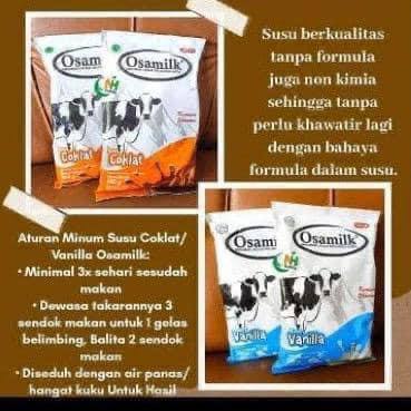 SUSU PENGGEMUK BADAN OSAMILK OSA MILK OSAMIL ( COKLAT / VANILA )