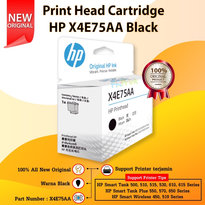 Print Head Cartridge HP M0H51AA Black / M0H50AA Tri Colour Print Head Printer HP InkTank 115 315 415 series SmartTank 300 400 series