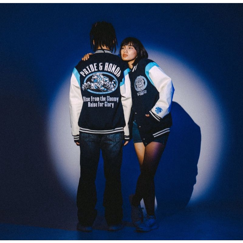 FAITH INDUSTRIES X EVOS ESPORT VARSITY JACKET PRIDE AND HONOR FTH