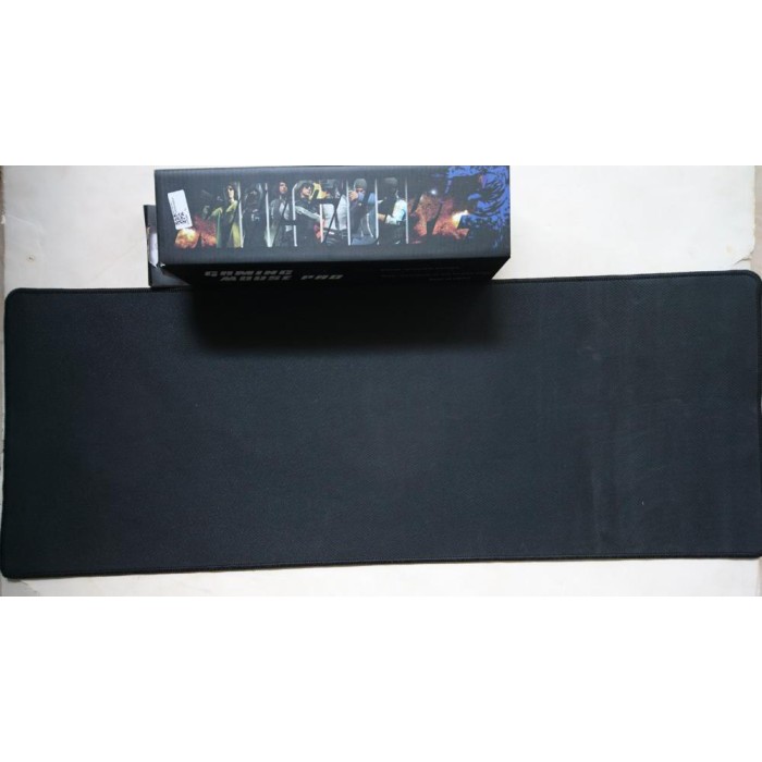 MOUSE PAD GAMING BESAR 30 cm x 80 cm HITAM POLOS