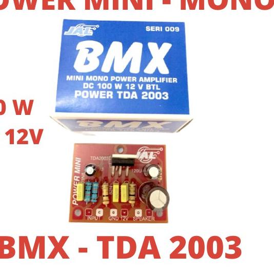 Dapatkan Sekarang  KIT POWER AMPLI MINI BMX 100WATT DC 12V TDA 2003 MONO AMPLIFIER AMPLIPIER EMPLI