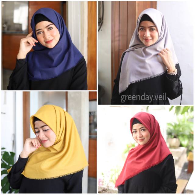 TERMURAH JILBAB SEGIEMPAT SAUDIA RAWIS PART 2 (1KG MUAT 12PCS)