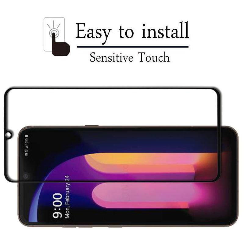 Pelindung Layar Tempered Glass Full Cover Premium Untuk Lg G7 Thinq G7 One Fit Plus Q9 X5