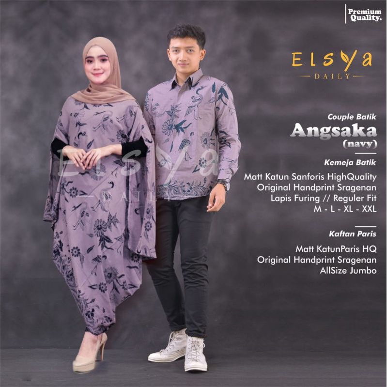 couple kaftan batik lengan panjang #3