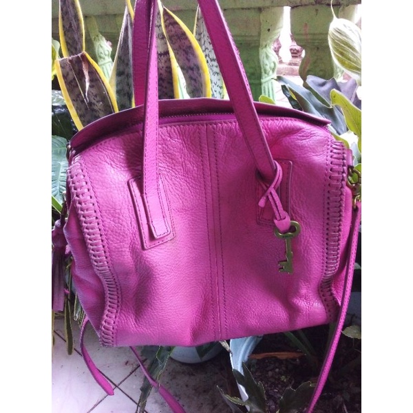 PRELOVED FOSSIL EMMA SATCHEL/PRELOVED/ORIGINAL